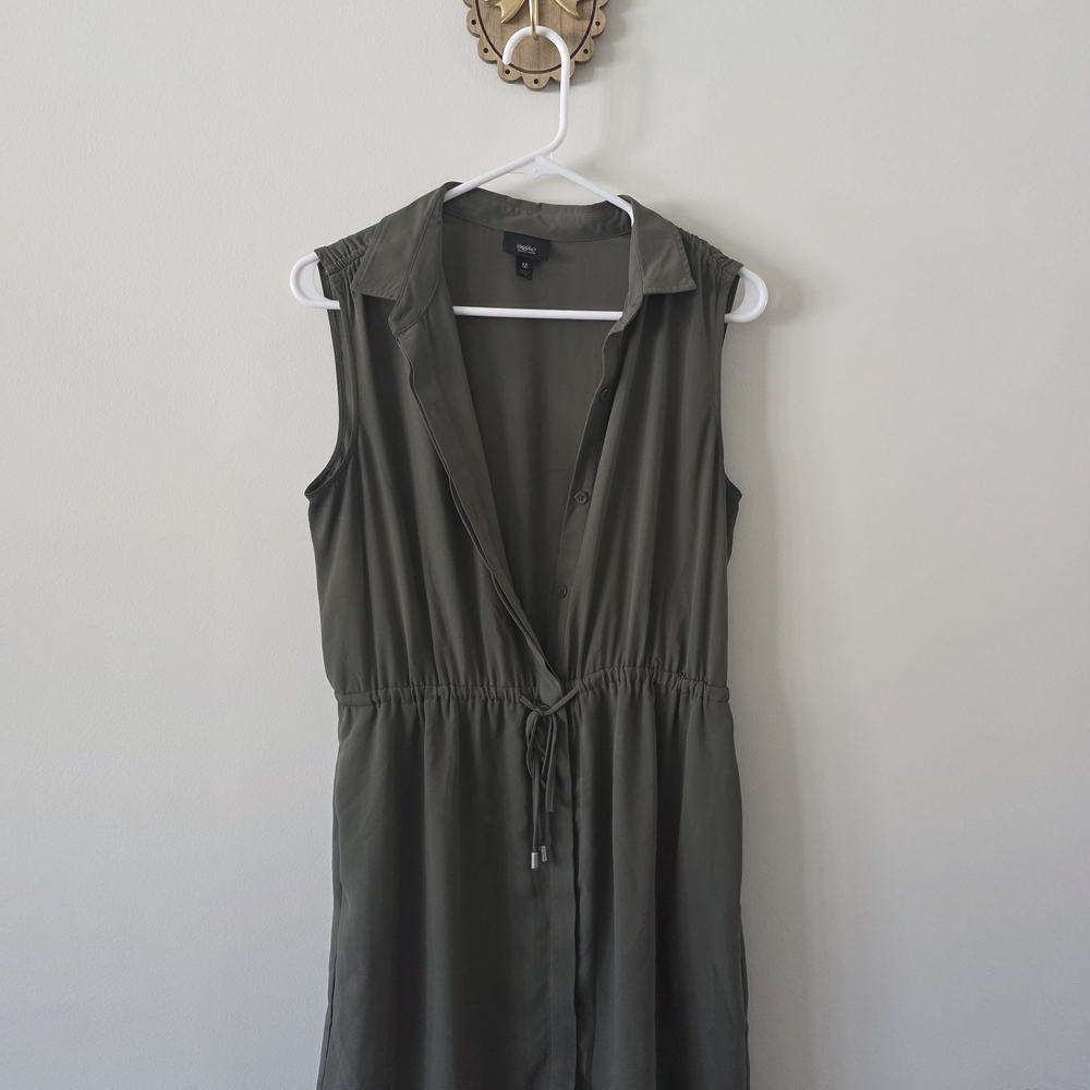 Massimo Khaki Green Top